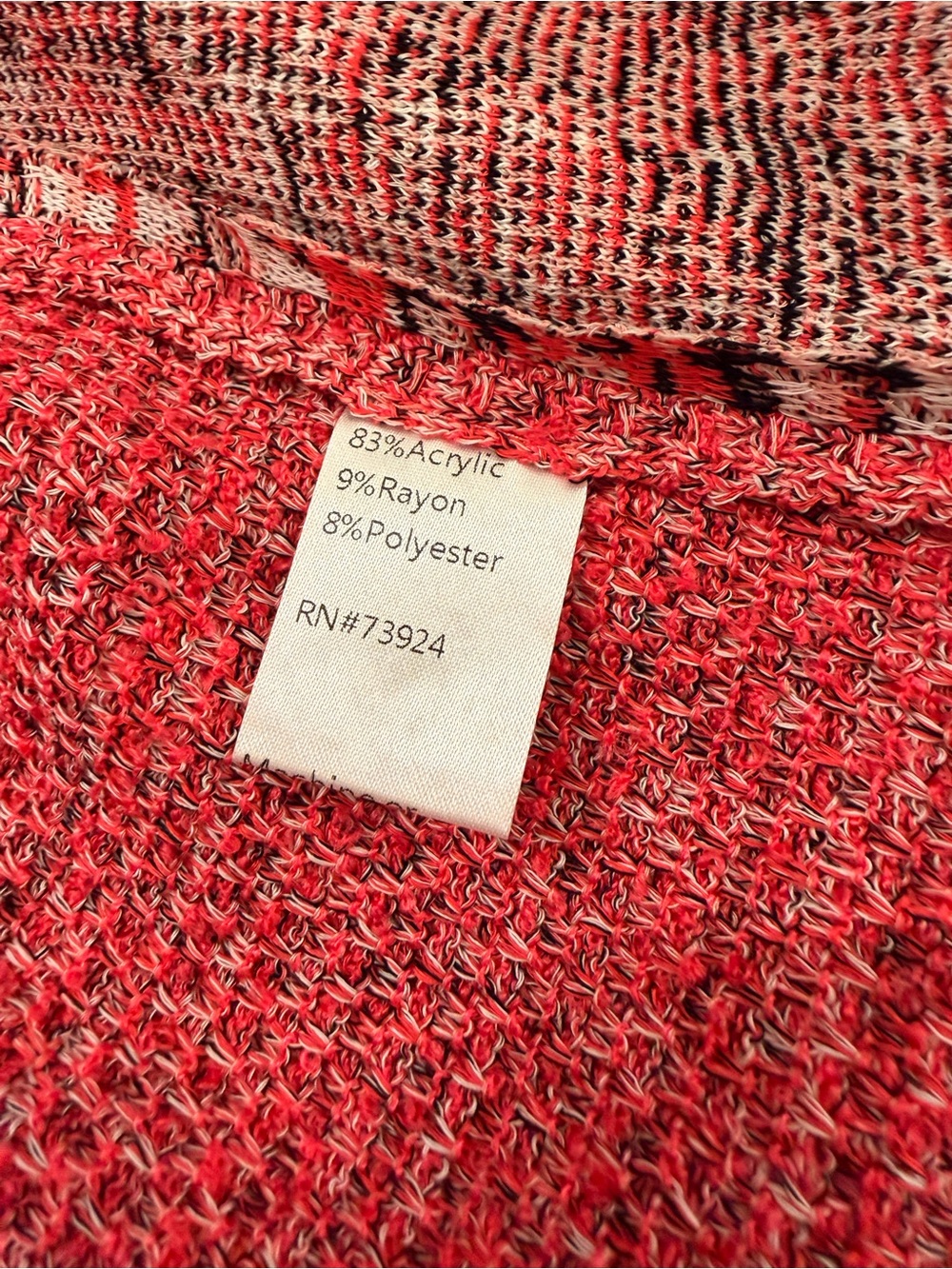 MISOOK Patchwork Tweed Long Duster Coat NWT- Size Medium - Picture 10 of 10
